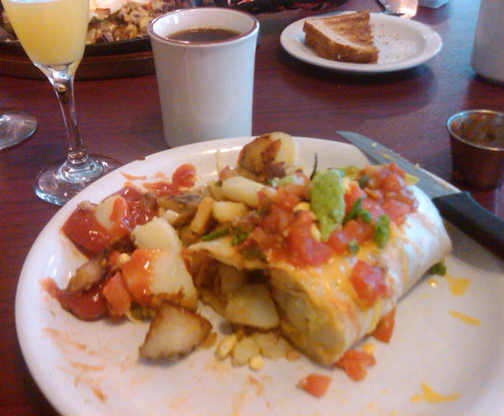 IMG00086-20110107-1125 The breakfast burrito and fixings